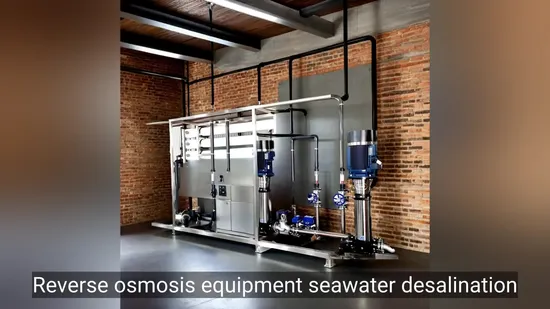 3 Tons/Hour Seawater Desalination Purifier RO Reverse Osmosis Treatment Filtration System